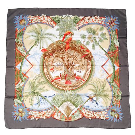 hermes silk twill scarf.